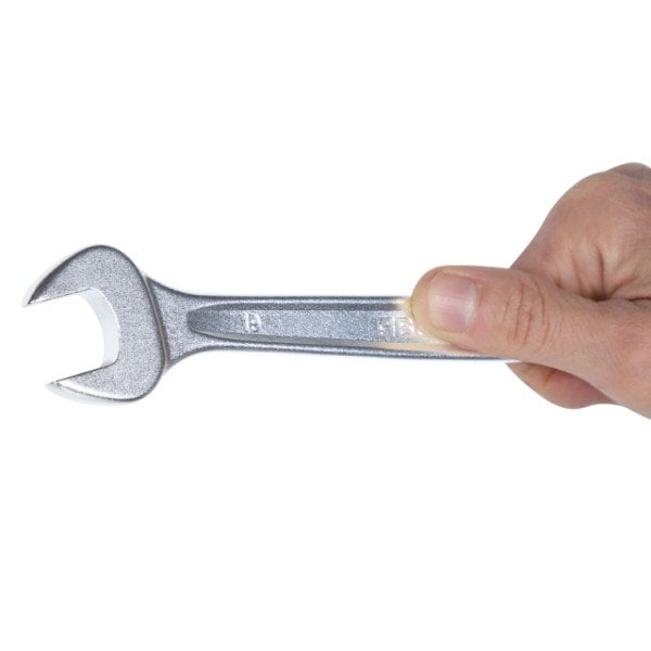 22mm 12 Point Offset Combination Wrench, Slim Profile, Ergonomic Design, Chrome-plated